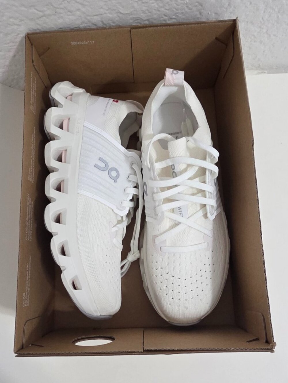 On Cloudswift 4 Running Shoes Women's Size 8.5 Ivory/Sand Performance Sneakers - Picture 5 of 7
